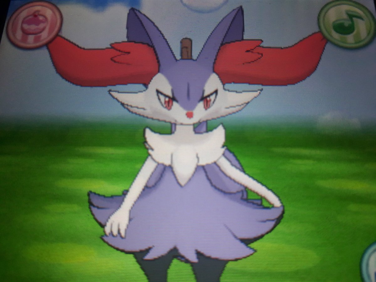 GSbire's tweet image. Oush les gars désolé de pas avoir tweet avant, ça capte mal à Kalos, ils ont pas encore une 4g partout, 'fin bref j'ai capturé quelques Pokemon nazes avant de me faire l'arène de Violette, y s'est passé un truc de ouf contre son Prismillon, mon Feunnec a évolué en Roussil !