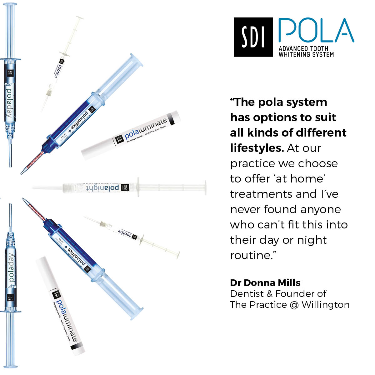If you'd like to offer your patients the best in at-home whitening, why not find out more about poladay and polanight at sdipola.co.uk/products/polad… #AtHomeWhitening #SDIpola #CosmeticDentistry #ToothBleaching