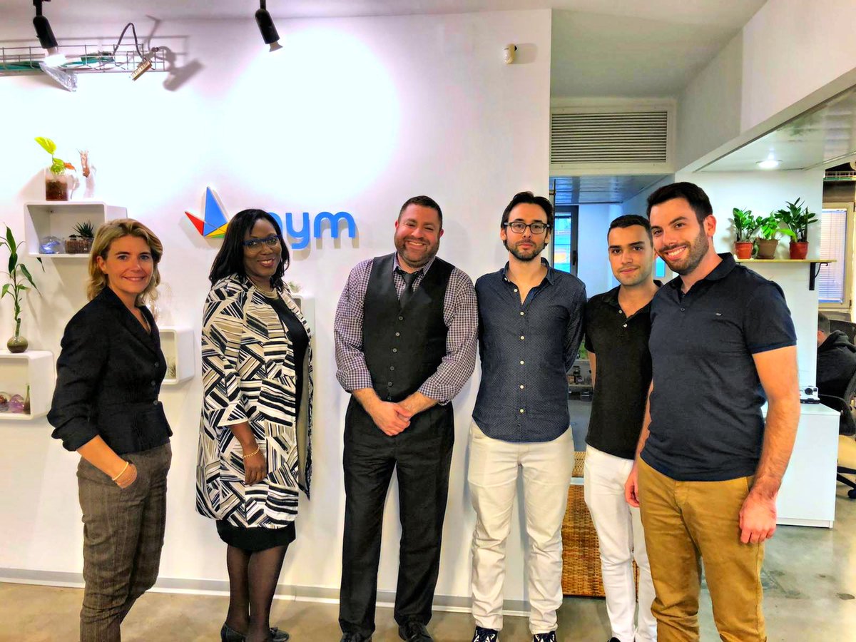 MPHkatz's tweet photo. It was great being at the office of #ahima19 vendor @NymHealth in #TelAviv today to learn more about this innovative start up and supporter of HIM https://t.co/GV8jiuQxxT