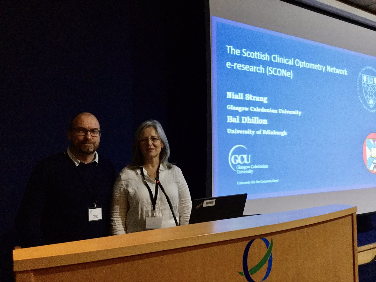 EyeNewsMag's tweet photo. Exciting news about the Big Data project today (SCONe) at @NESOptometry from Niall Strang, Glasgow University Hospital, welcomed to the packed auditorium by Dr Alice McTrusty #NESOptom19 https://t.co/qRTbVocVm8