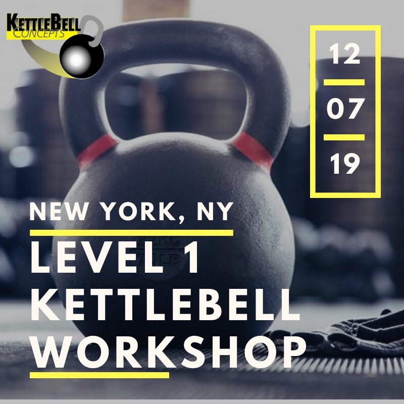 KBC_Training's tweet photo. 👆🏼LINK IN BIO👆🏼Reserve your spot today. #KettlebellConcepts will be hosting a Level 1 Workshop at the Swedish Institute in #NewYorkCity 🌃. Learn the fundamentals to safely apply kettlebell training with your clients. #kettlebell #personaltrainer  #kettlebells #fitness https://t.co/M7UefLpCch