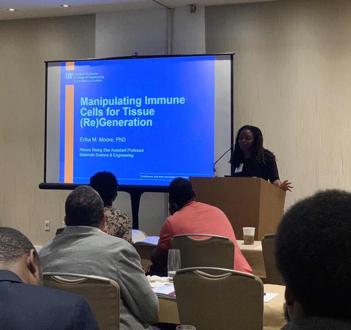 DrErikaMoore's tweet image. Thank you @DrPlattLab @drkahaynes for the invitation to speak #AfroBioTech #ImmuneEngineering #BlackEngineers