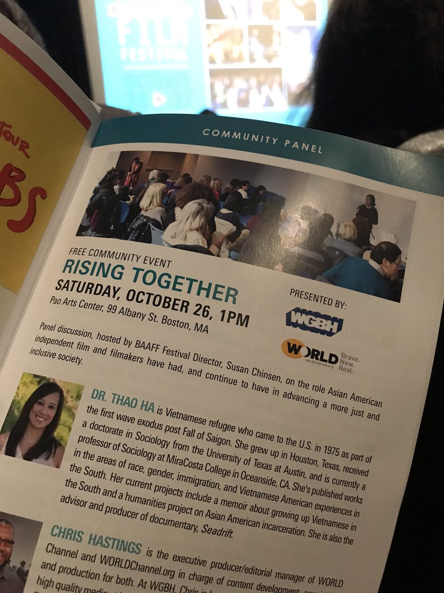 chrishast's tweet image. @BostonAAFilm  panel sponsored by @wgbh @worldchannel went great. Great conversation thanks for having us #baaff2019 ! A reminder if you attended, be sure to subscribe to #worldchannel newsletter at worldchannel.org for direct access to our content !