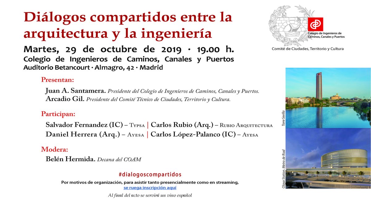 ArcadioGil's tweet photo. Martes próximo, 29 octubre, nueva sesión del ciclo #Dialogoscompartidos en @Colegiocaminos: SFFenollera https://t.co/PZZqVY5SSl de @Typsagroup, CarlosRubioCarvajal de @rubio_arq, presentando planteamientos conceptuales en trabajos “iniciales” o “previos al proyecto”, y... https://t.co/VyIG8UvsSZ