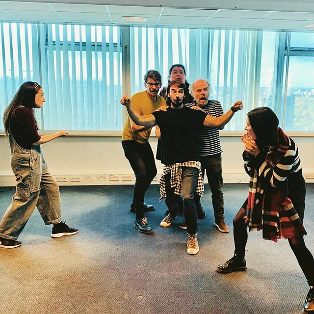BumperBlyton's tweet photo. Having adventures at @nurserytheatre today with some incredible views from Euston Tower .
.
.
.
.
.
#lastofthesummerwine #rehearsal #actorlife #rehearsalroom #1940s #bumperblyton #improv #impro #enidblyton #lashingsofgingercheer #enidblytonforgrownups #… https://t.co/6gr7JSkVun https://t.co/Lf69WkZc4i