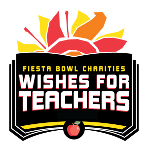 Our team is pleased to join the Fiesta Bowl Charities Wishes for Teachers program. Dollars raised through sponsorships and donations to Wishes for Teachers will be divided between 200 randomly drawn Arizona educators. #FiestabowlCharities #teachers #wishes ow.ly/R1B250wTdqq