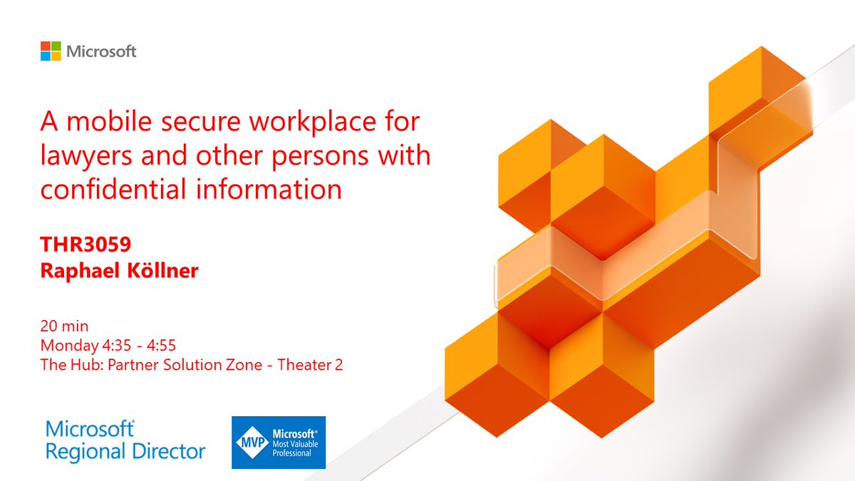 More and more people are working mobile with there phones and tables! 

Let’s have a view deeper into this topic with confidential data: 

#msignite #msignite2019 #security #encrytion #Intune #AzureIP