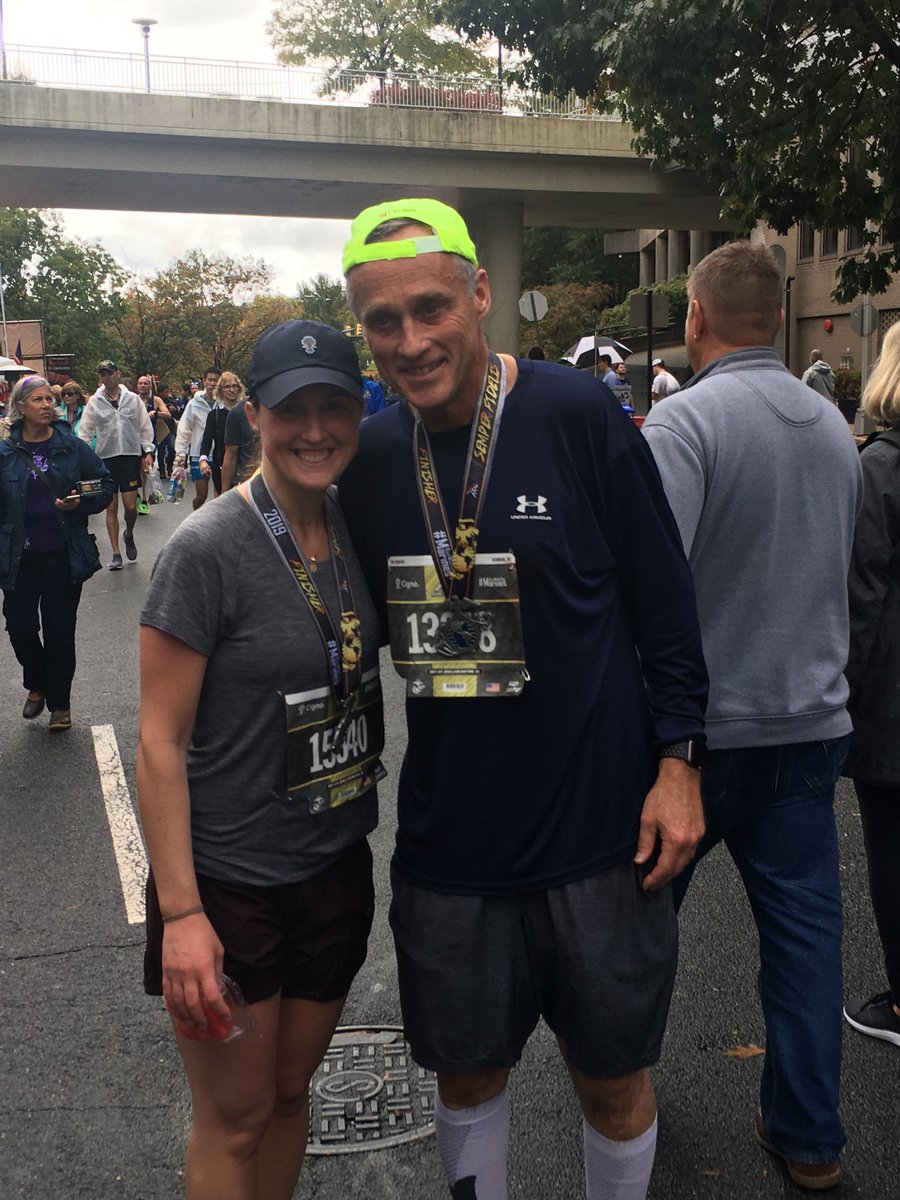 So proud of these two! #marinecorpsmarathon