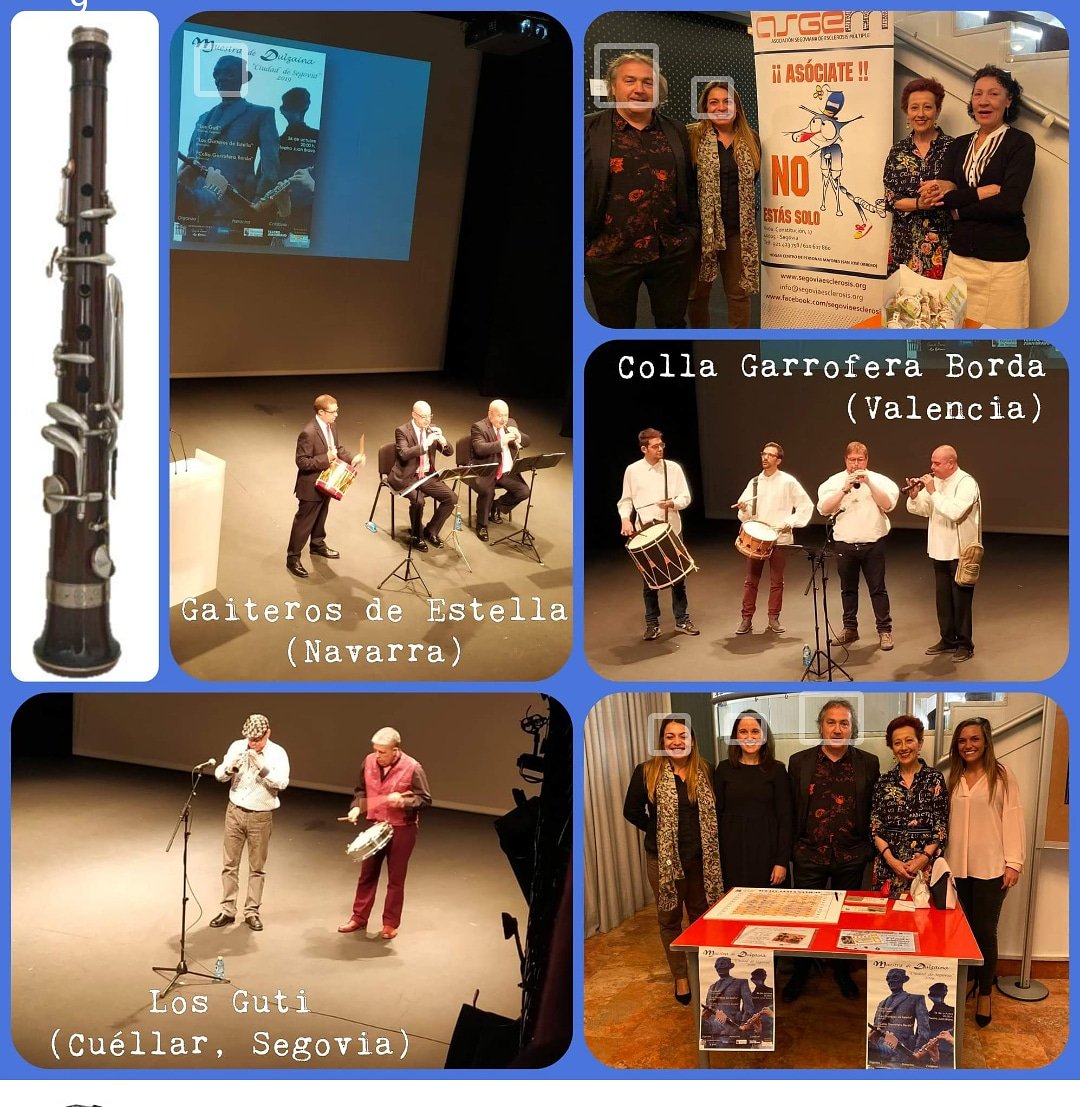 Algunas imágenes de la IV Muestra de Dulzaina "Ciudad de Segovia", con el patrocinio del Ayuntamiento  Diputación de Segovia, y la colaboración de la Asociación Esclerosis Múltiple de Segovia. Agradecemos la participación de los grupos invitados y la asistencia de todo el público