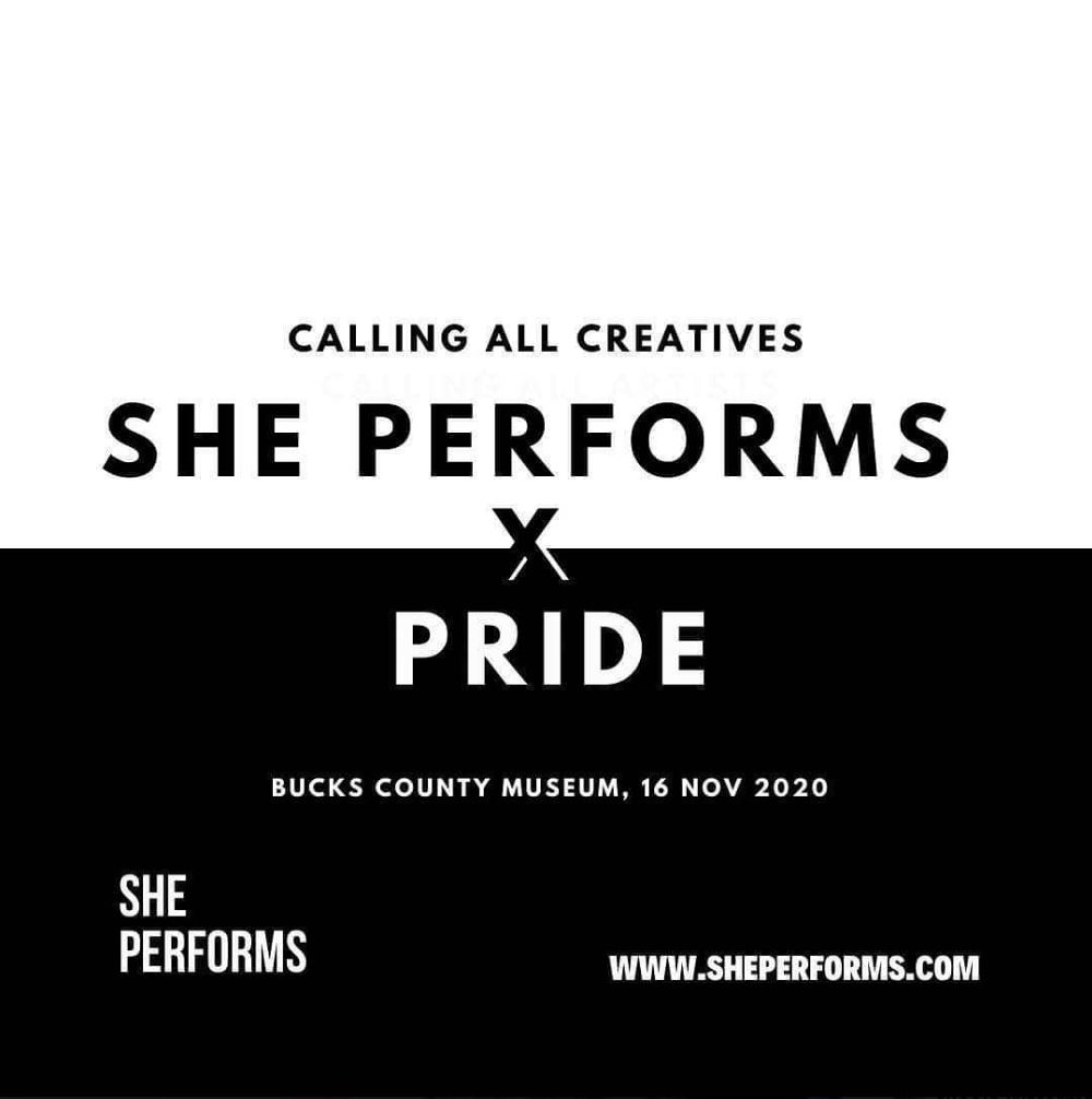 SPerforms's tweet photo. @GoldsmithsSU please share: 

We are looking for 3 storytellers to share a story on the theme of ‘being’ at our Bucks County Museum Pride edition of She Hears on Saturday 16 November. Each storyteller will receive a fee of £40.

Get in touch: contact@sheperforms.com https://t.co/Bct6qDVm0k