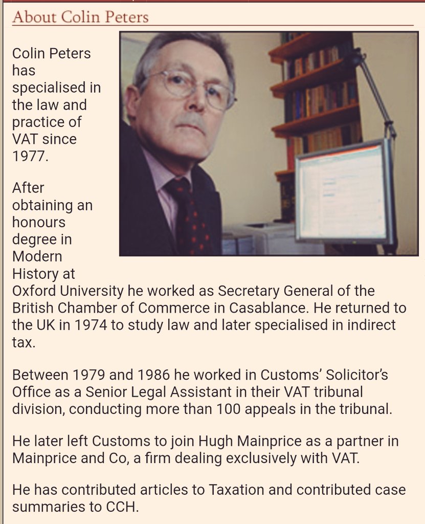 VAT expert Colin Peters, later convicted once again as part of Op Hedgerow, joined Hugh Mainprice as a partner. Mainprice's daughter Clare was a founder member of the Groucho Club where Ingrams spent a heck of a lot of time. https://www.independent.co.uk/news/uk/crime/paedophile-ring-leader-colin-peters-linked-to-barnes-scandal-8518078.html https://scepticpeg.wordpress.com/2017/03/02/operation-hedgerow-colin-peters-alistair-laing/