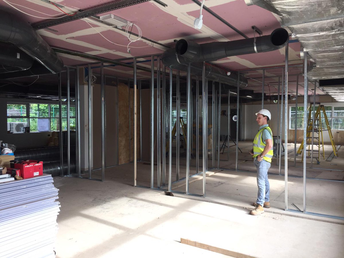 PartridgeInt's tweet image. Turning a two-floor building into laboratories #partitions #suspendedceilings #flooring #laboratories at Chemetall