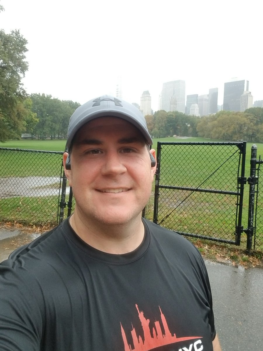 runspirational's tweet photo. That was a wet 1 5 mile  #polandspringkickoff Poncho was clutch b4 start Finished in 49:00 Happy since I ran cautiously due 2all the leaves Started out strong Ran Cat Hill well M3 was strong M4 took a toll but kicked it up in M5 Last .5 was really strong &amp; proud how I finished. https://t.co/WSkCbRgGF3