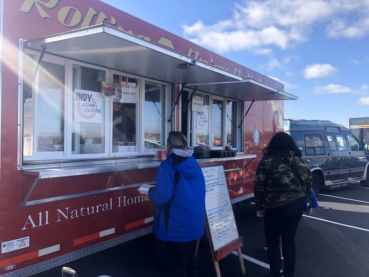 AtTheRockSoccer's tweet photo. WE LOVE FOOD TRUCKS! 

So happy to have our food truck partners out here with us today. 

Pi Indy, Gaucho's Fire, and Rolling Asian Delight are serving some delicious food to our parents, players, and coaches today! https://t.co/2iuxaKi35e