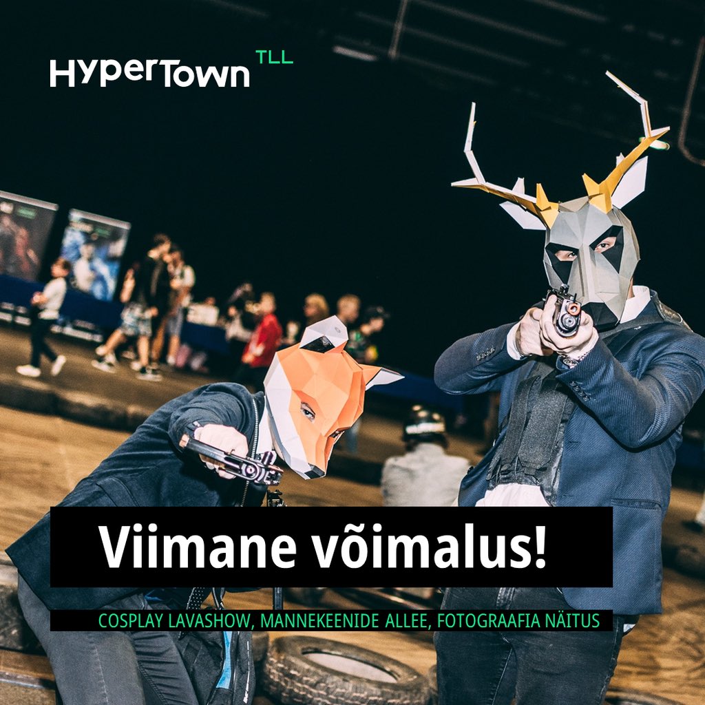 Kandideeri Cosplay võistusele, Mannekeenide alleele ja fotonäitusele NÜÜD! Tähtaeg kukub 27. oktoorbil kell 23:59:59 Eesti aja järgi, seega kiirusta!
— 
Apply for the Cosplay Contest, Mannequin Alley and Photography Exibition NOW! The deadline is October 27th 23:59:59 CEST+1!