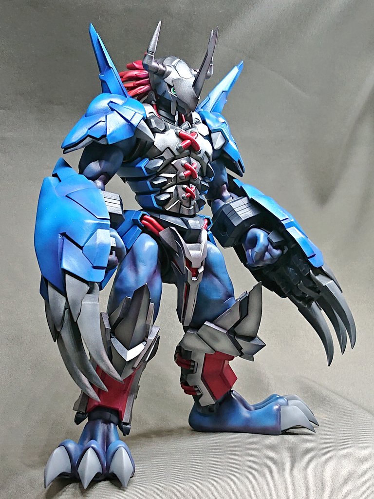 ウォーグレイモン出来ました！ 青いメタルグレイモンから進化したら