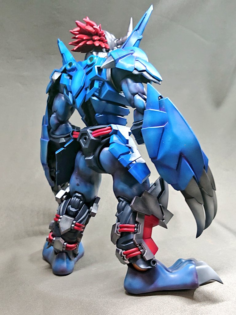 ウォーグレイモン出来ました！ 青いメタルグレイモンから進化したら