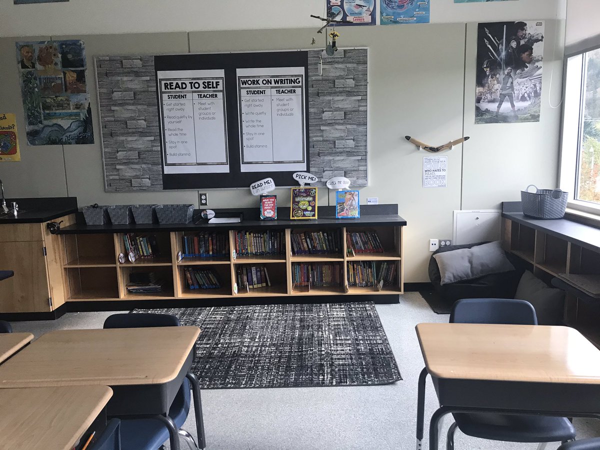 Library makeover for Mr.G. Changing the way we teach and the space we work in #strivingtothriving