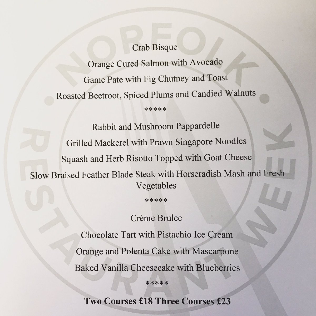 WivetonHall's tweet image. Really excited to be participating in Norfolk Restaurant week this year. 28 Oct - 8 Nov. This is our menu for lunch times and for the evening of Saturday 2 Nov. Local produce and autumn flavours. Call, email or visit our website to book. #wivetonhall #norfolkrestaurantweek