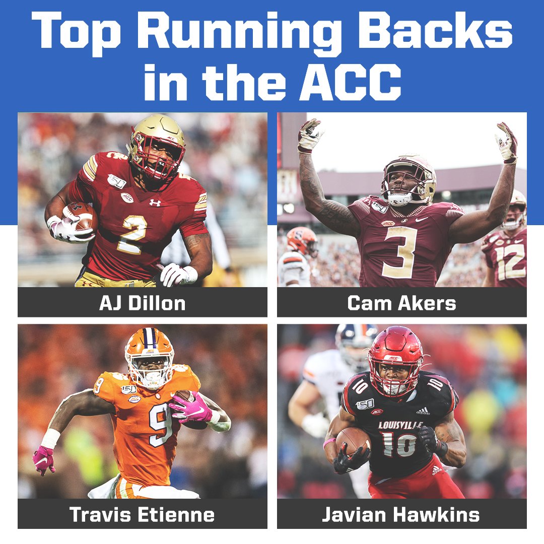 accnetwork's tweet photo. Who do you think is the best @ACCFootball RB? 🤔 https://t.co/UJ6eHh5E1g