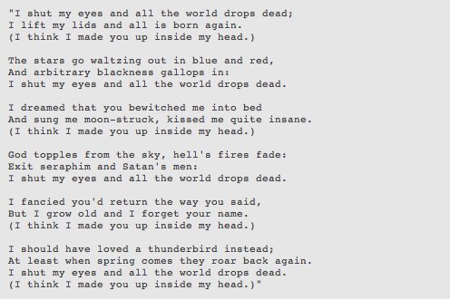 Happy would-have-been 87th birthday to sylvia plath, one of my earliest lyrical inspirations 