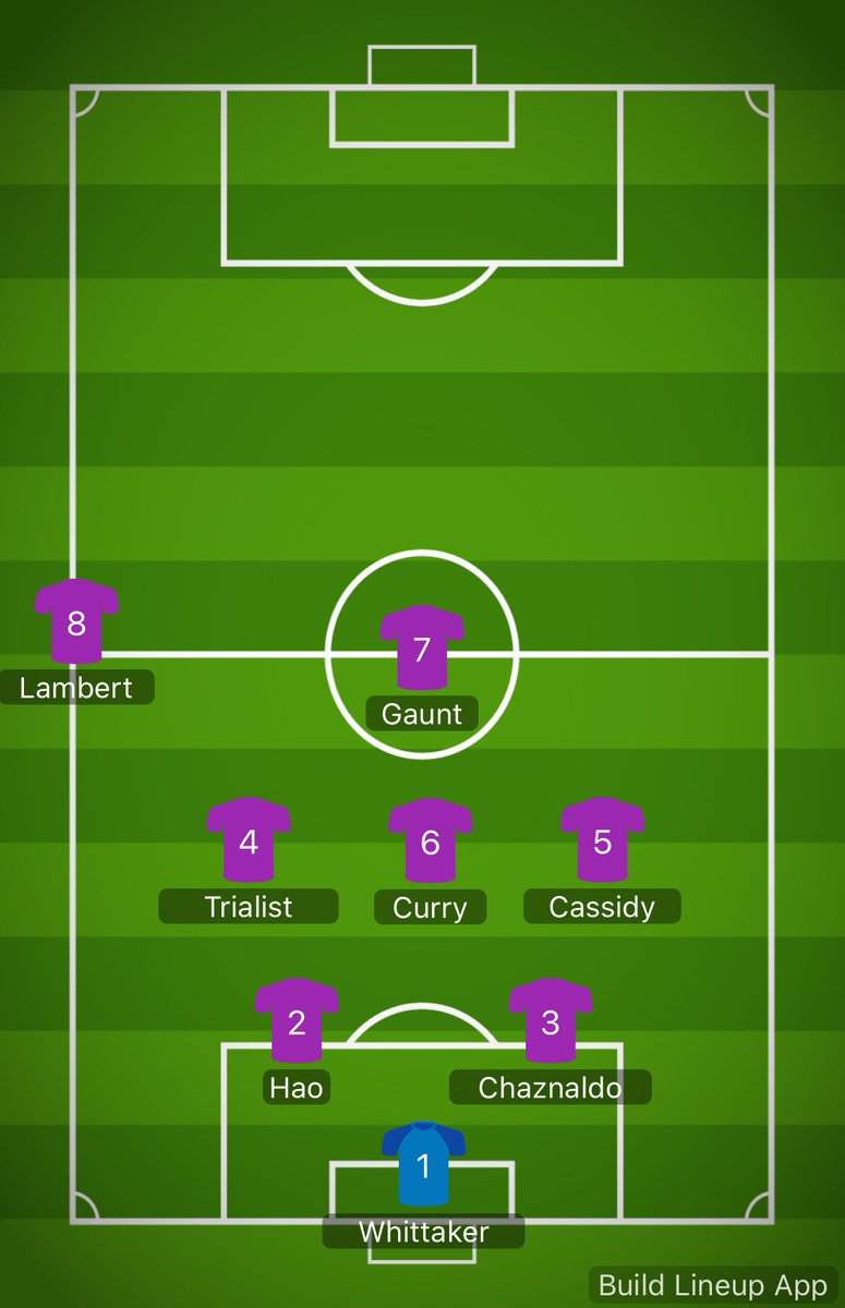 PopworldFC's tweet photo. Here’s the team for today’s big match! Let’s get our first win of the season👊🏼(and not concede 13 and start on the opposition in the last kick of the game)
#UTPW https://t.co/FDBhkJ9d1L