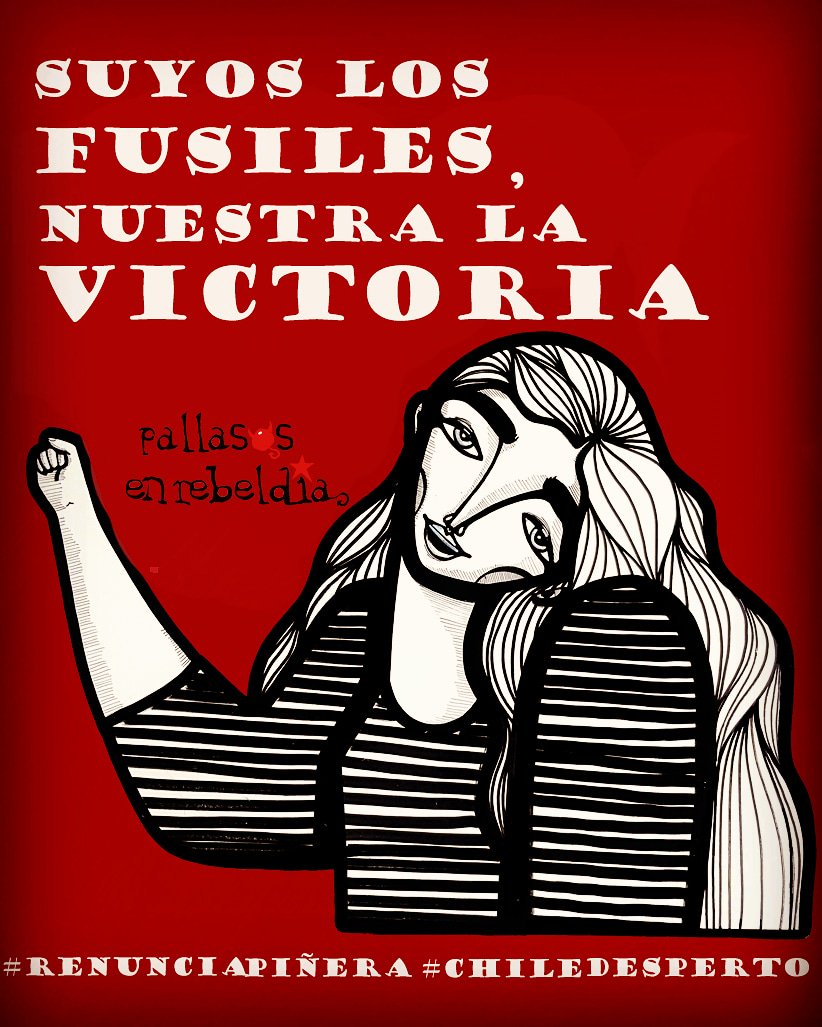 en_rebeldia's tweet photo. Suyos los fusiles, nuestra la victoria. De sus escombros nuestra casa, 
de sus palacios nuestra asamblea, de sus tanques nuestras jardineras. #destitucionapiñera
#destitucionachadwick
Por crímenes contra el pueblo. #ChileDesperto #asambleaconstituyente #CacerolazoNacional https://t.co/qcXsoUU6EI