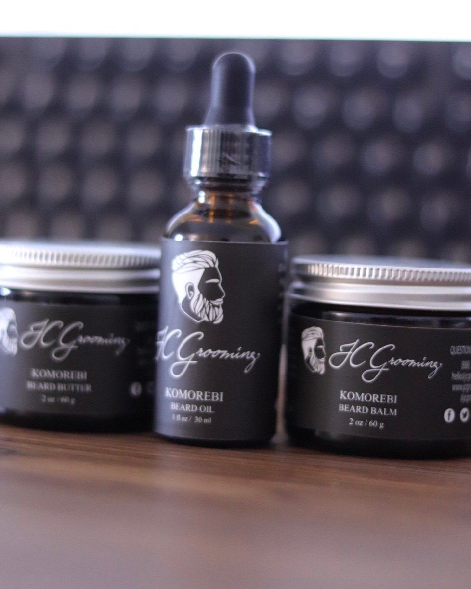 If you are new to beard grooming, we recommend the JC Grooming kit. It comes with 100% natural and organic Beard Oil, Balm and Butter all in one pack. 

jcgrooming.com/collections/al…

 #jcgrooming #beards #beardlife #beardgang #bearded #mensgrooming #beardoilshop
