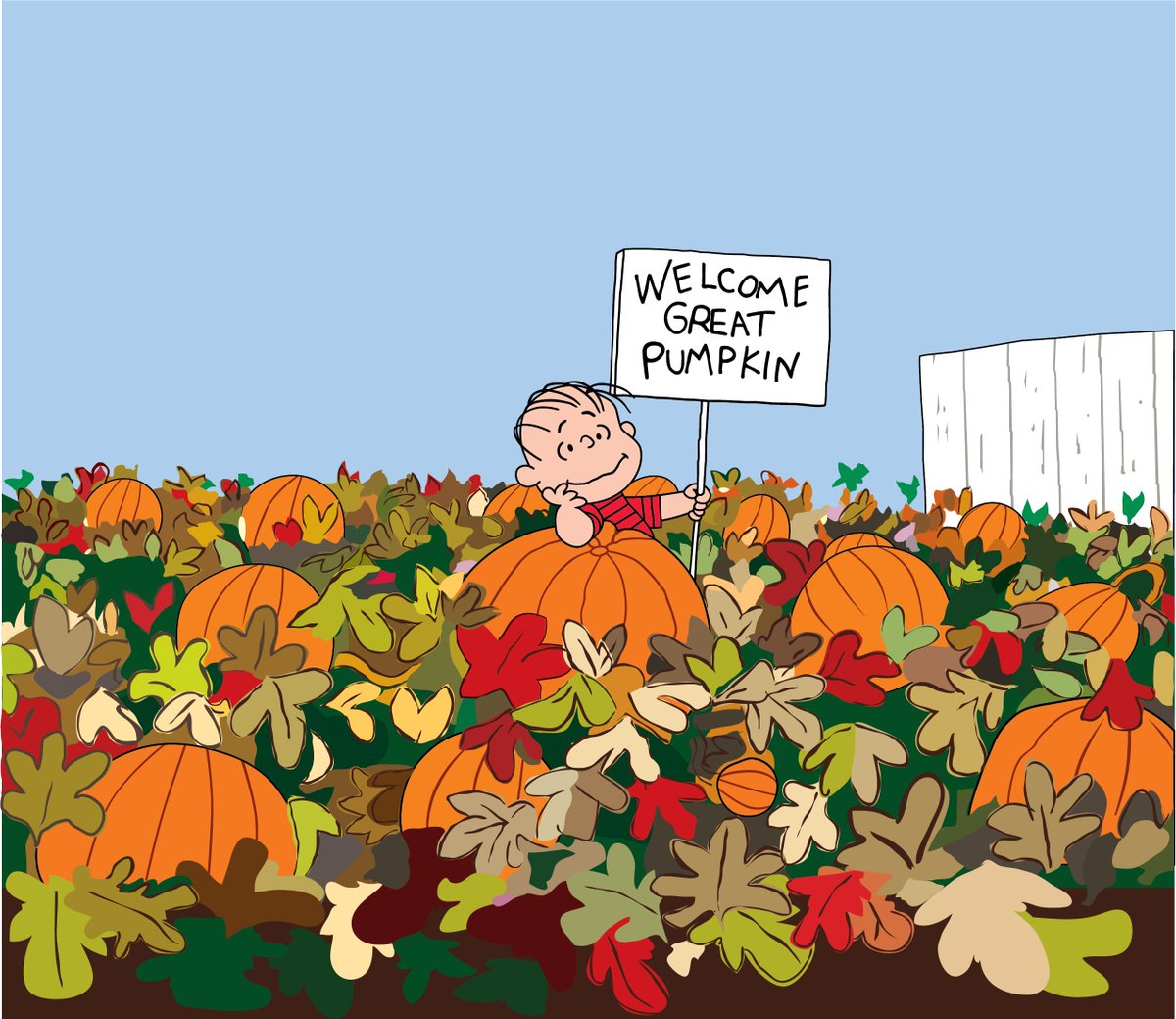 Snoopy's tweet image. RT if you believe in the #GreatPumpkin!