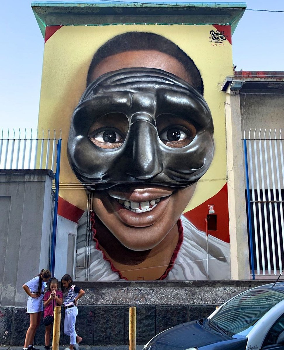MolinaStreetArt's tweet photo. 'Pulcinella è mille Culure' by Italian Rosk & Loste for Inward Streetart in Naples, Italy (2019)
#roskloste #napoli #naples #italy #artedistrada #arteurbana #streetart #urbanart #muralart #graffiti #mural #muralist #inwardstreetart
📷 via Insta artist | https://t.co/MsYIR22pCT https://t.co/4DCXZB711N