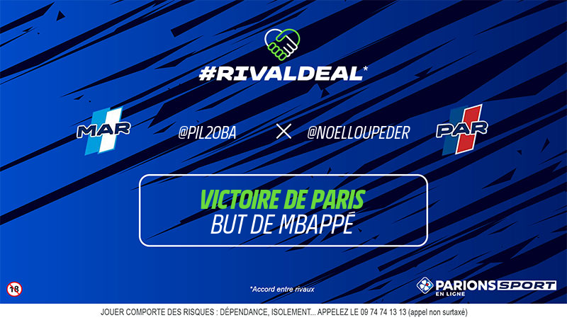 Pil2OBA's tweet photo. Très heureux de partager mon pari avec @NOELLoupEder ! Dans le même camp pour que notre pari passe 🤝 🤑 #RivalDeal https://t.co/d2x5GOce05 https://t.co/UxgEcmkHb5