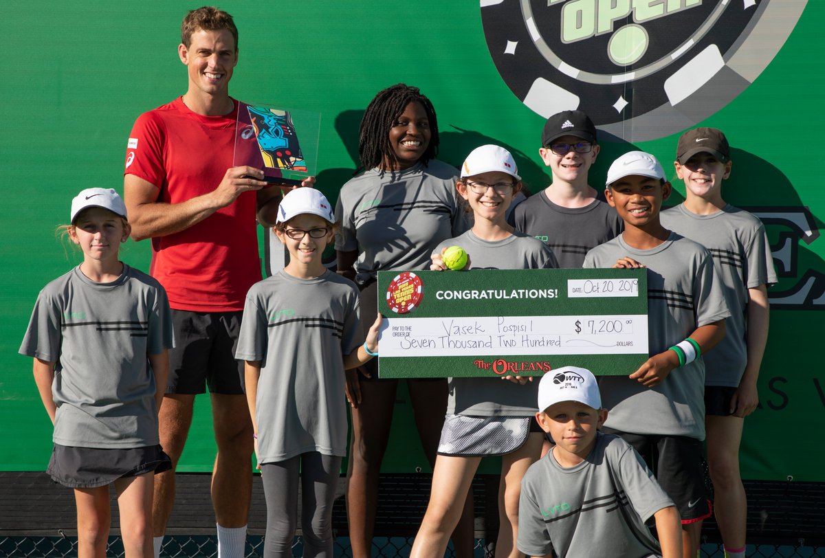 One week ago today... 😃

<a href="/VasekPospisil/">Vasek Pospisil</a> | #LasVegasTennisOpen