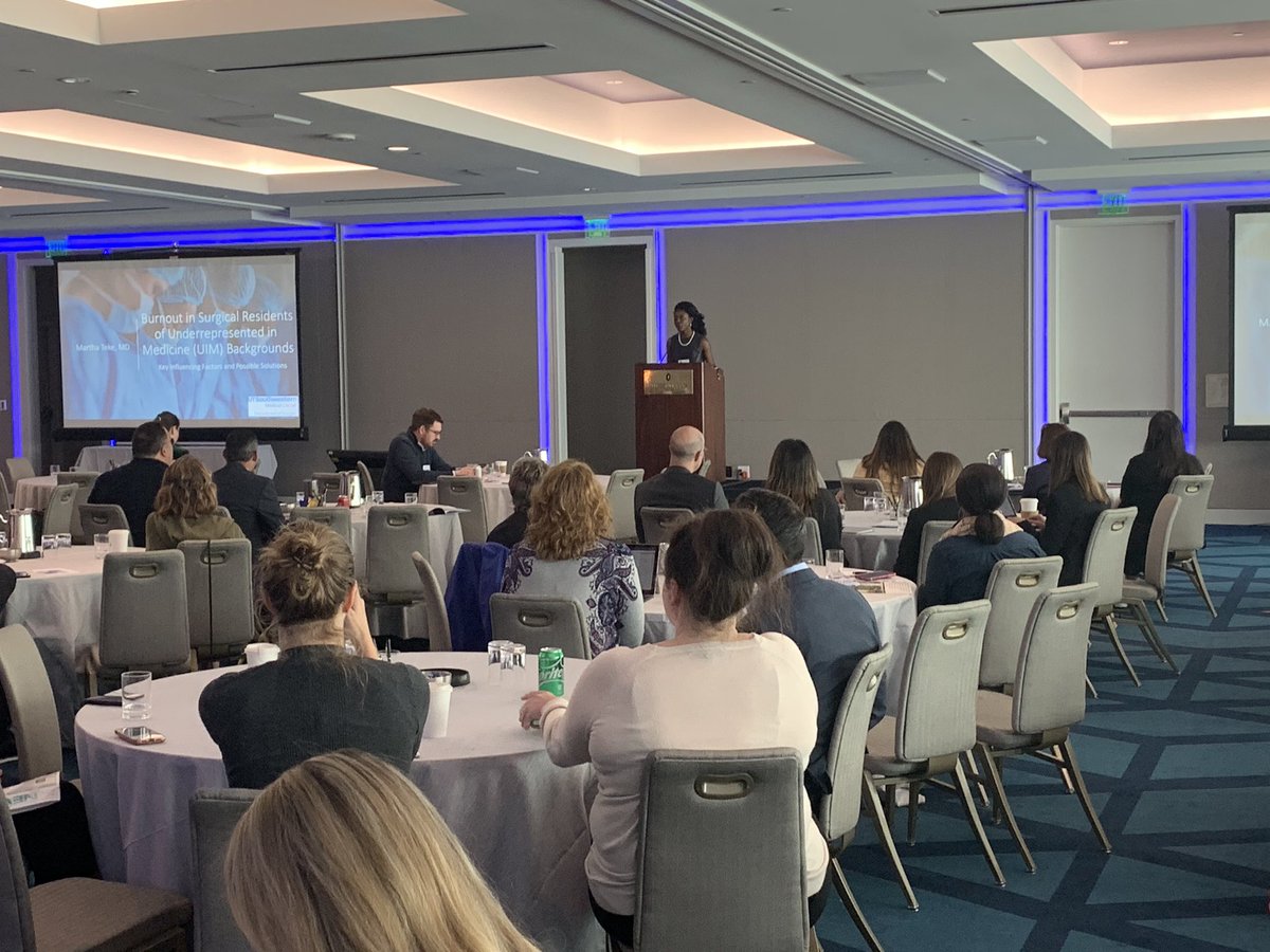 Kareem Abdelfattah (@dallastrauma) on Twitter photo Dr. Martha Teke educating the #AASA on burnout in URM surgical residents. We’ll miss her when she starts her research program at the NCI next summer, but excited to see her career taking off!! <a href="/UTSWSurgeryLife/">UTSW Surgery Residents</a> @UTSWNews @societyofBAS Dr. Martha Teke educating the #AASA on burnout in URM surgical residents. We’ll miss her when she starts her research program at the NCI next summer, but excited to see her career taking off!! <a href="/UTSWSurgeryLife/">UTSW Surgery Residents</a> @UTSWNews @societyofBAS