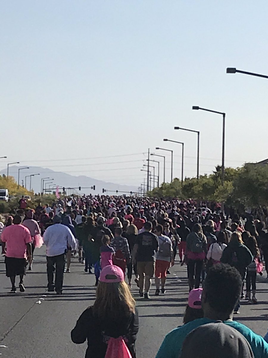 Daniele4mayor's tweet photo. This Team right here♥️♥️♥️ For us it’s personal, we each have our reason why we walk...We HATE cancer. Making Strides for Breast Cancer, walking to celebrate our survivors and to honor those we have lost.@Daniele4NV https://t.co/MgCqxYbrVz
