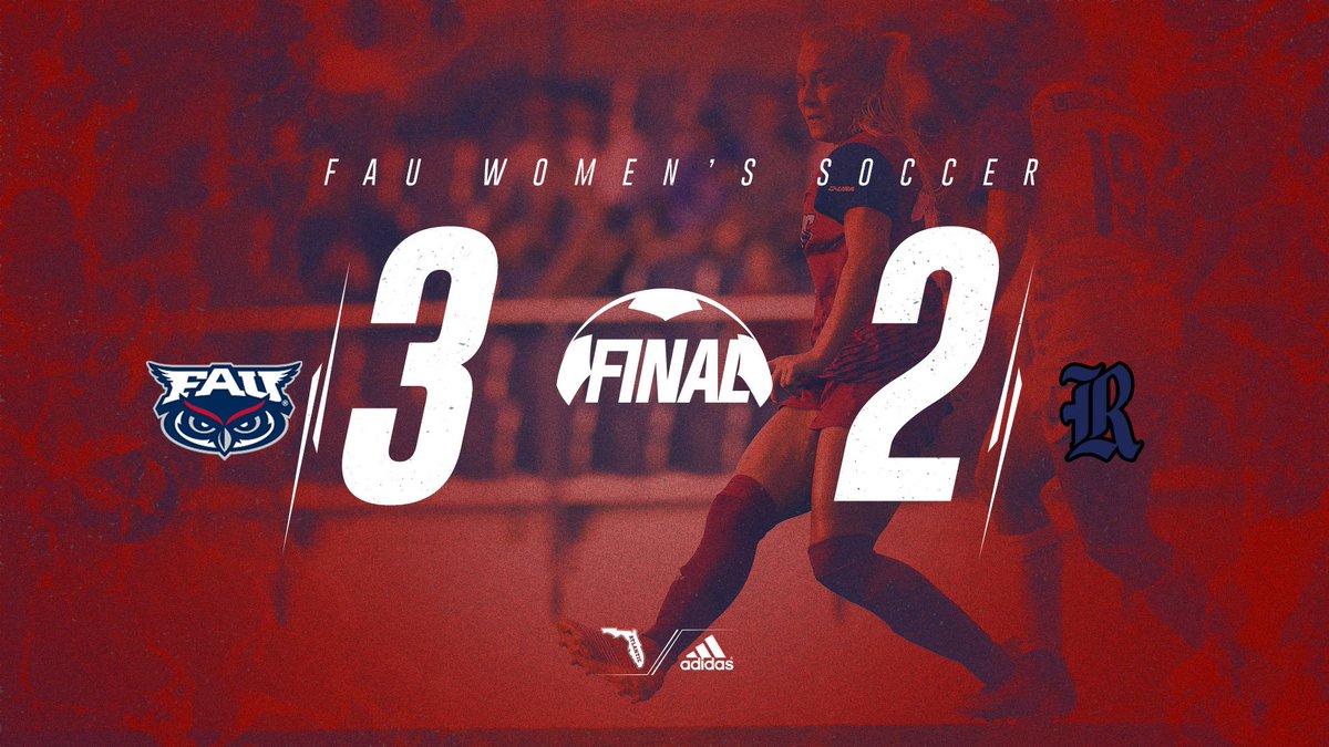 FAU holds on for another BIG win! Now at 7-1-1, FAU leaps over both Rice AND Charlotte for first place in the <a href="/ConferenceUSA/">Conference USA</a> standings!!