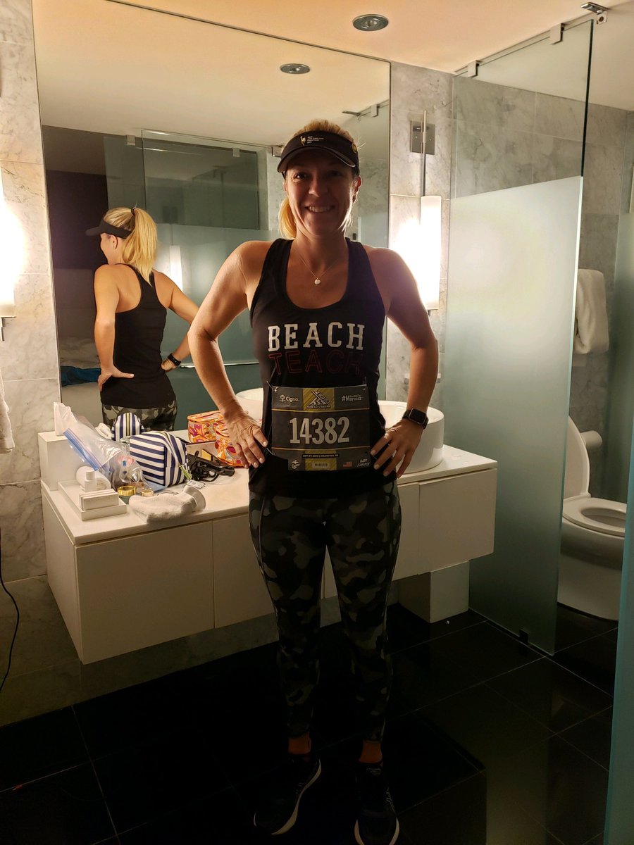 Rain or not...Ready for 26.2 miles around DC!! #beachteach #marinecorpsmarathon #BeachAtOurBest #WeRBeach <a href="/ptbeachsuper/">Will Smith</a> <a href="/AntrimSchool/">Tara Weber</a>