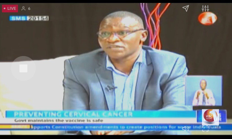 VaccinesKenya's tweet image. #HPVVaccine is safe and effective for Preventing #CervicalCancer. Watch #KBCChannel1 for key facts about the Vaccine.
#CervicalCancerVaccine
#MOH #WHOKenya #UNICEFKenya #GAVI #CHAI