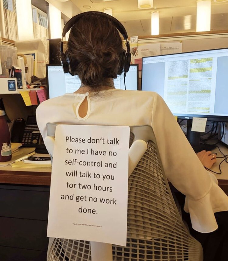 scholes_nicki's tweet photo. I need this sign for the next time I come to @CKRRenal. #phdlife #chatterbox #borntotalk. @allisontong1 @KarineManera @talia_gutman @ChandanaGuha https://t.co/VIO6wa09gb