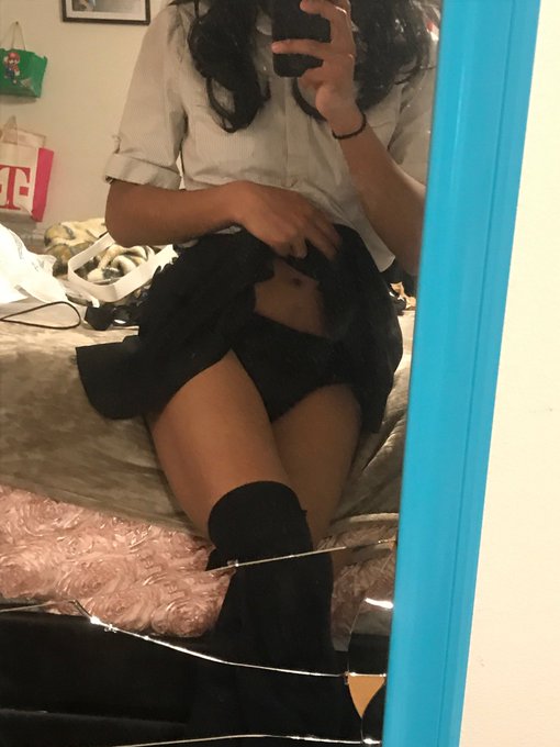 I should get more thigh highs, they feel so cute  Anyone ever wanna grab my thicc thighs, or nah? https://t
