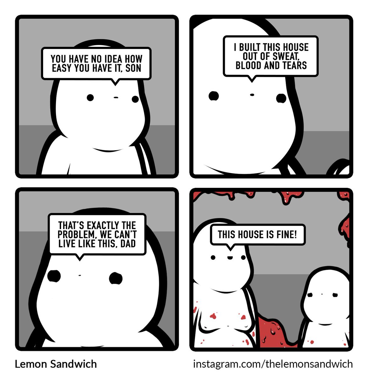 thelemonsarnie's tweet photo. How Easy
#webcomics #comicstrip #comics #howeasy #fatherson https://t.co/oWMOcYHlgb