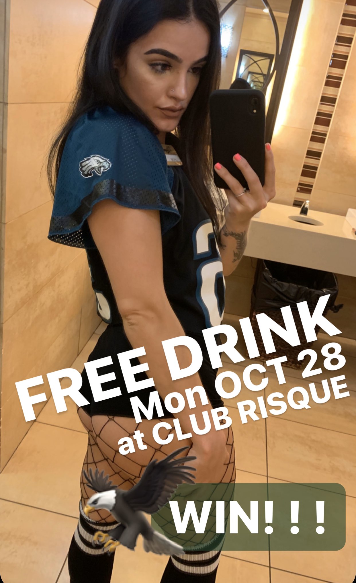 Club Risque on Twitter "FREE DRINK tmrw, Mon OCT 28 at CLUB RISQUE