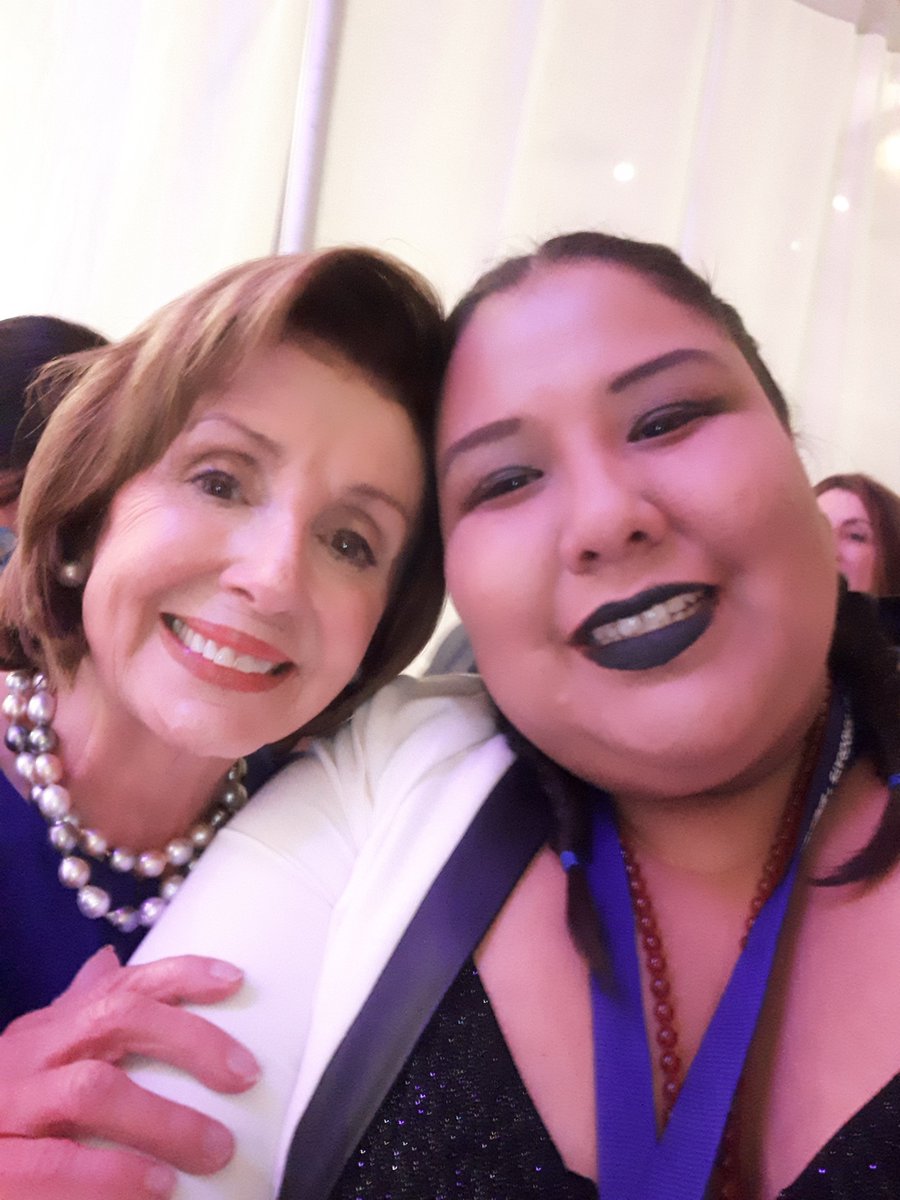CM_SkyWalker's tweet image. @SpeakerPelosi Thank you for your encouraging words last night. As Native Women in leadership, it is so hard to be in this position. I will keep on fighting the good fight! @NebraskaDems #nativecaucus #nativeactivists