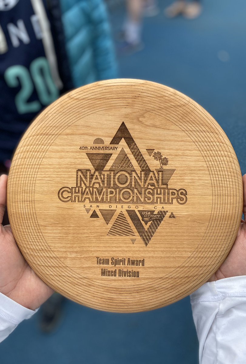 MOONDOG is the mixed division spirit award winner!