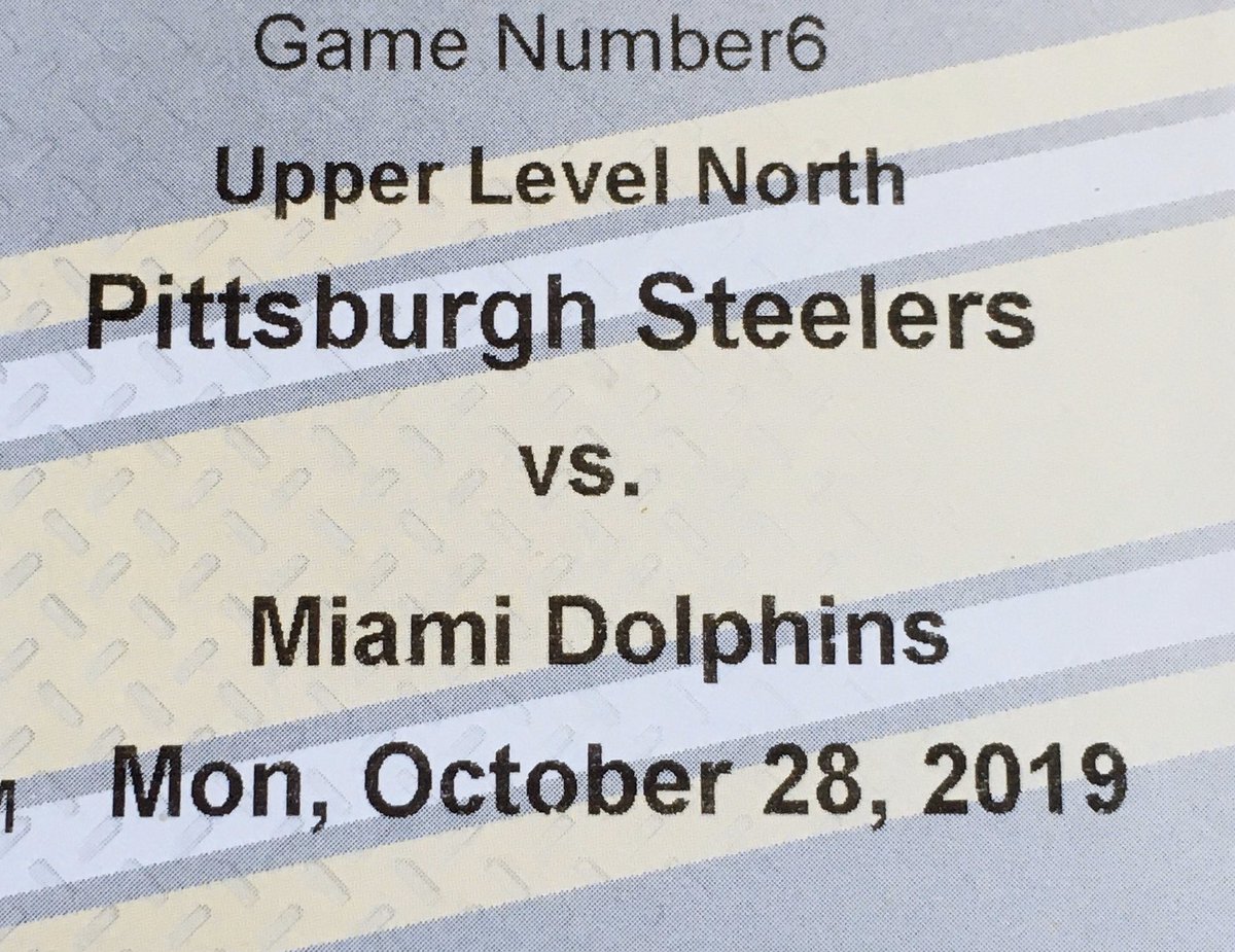 OldManRooney's tweet photo. Obviously I have 4 tickets to our #MNF game. I don’t care if you like, comment or RT this, I’ll DM 2 winners to give 2 tickets each at 11PM https://t.co/jB0Wk9fDcb