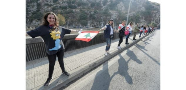 TheNancyRoc's tweet photo. Men sa nou pa kon fè! Se toujou kraze brize ak mete dife seleman 

Liban: une chaîne humaine du nord au sud pour symboliser l'unité du pays https://t.co/9HyWQiY5B9 via 
@LObs https://t.co/HkJjhhfbi5