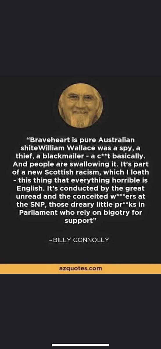 I love Billy Connolly