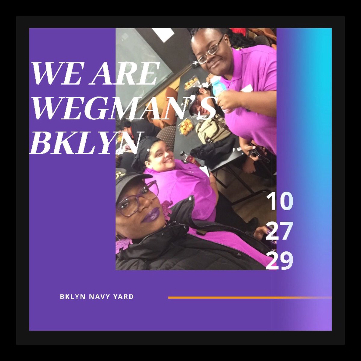bklyntyenyc's tweet photo. ๐๐พ๐๐พ๐๐พ๐๐พ๐ฏ HELLO BROOKLYN! WE ARE OPEN FOR BUSINESS ๐ฅฐ #WeAreWegmans #WEGMANSBROOKLYN #GRANDOPENING TODAY #October27th #2019 WAS DOPE AF! #Brooklyn #BrooklynNavyYard #BUZZcafe #ItsAnExperience #IWearManyHats #iBlog #Barista #LatteSpecialist #BrooklynBlogger #TheGrindDontStop ๐๐พ๐ https://t.co/q9bI6Lk6jE
