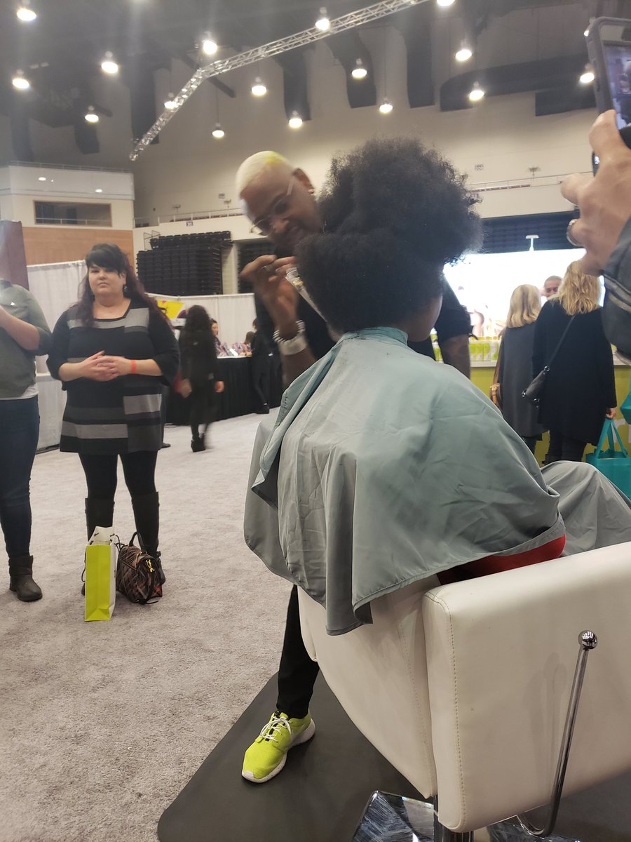 NBtboces's tweet image. Before, during and after!! #trendzoom19 #devacurl @BTCareerTechED @BroomeBOCES