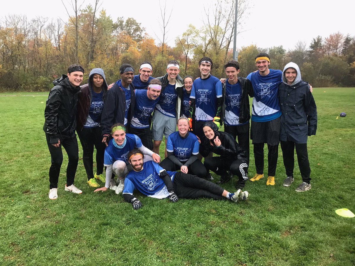 What a day! Day 2 of NERC started off with a 150*-50 victory over <a href="/URQCThestrals/">Rochester Thestrals</a>, then as the rain came down, we got a 80*-50 win over <a href="/RPIQuidditch/">RPI Quidditch</a> to qualify for nationals!! We then lost 50*-90 in the rematch against <a href="/NYUQuidditch/">NYU Quidditch</a> (grats on the win!)- now home to VT and warmth!
