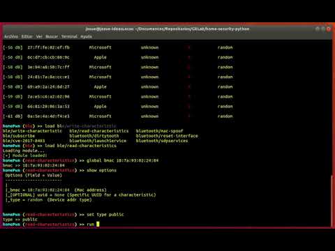 Chahali's tweet photo. HomePwn - Swiss Army Knife for Pentesting of IoT Devices https://t.co/r61x4PEyuB #Bluetooth #EthicalHacking #HomePWN #KnownVulnerabilities https://t.co/fxILrHdKvD